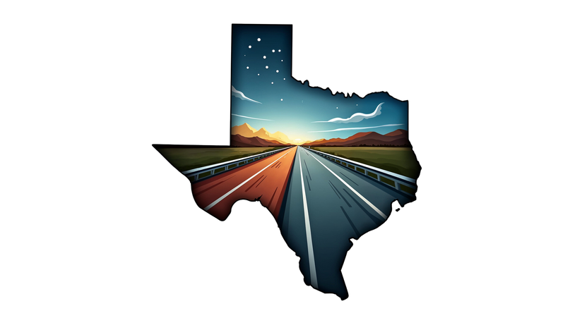 state of texas outline - just decoration